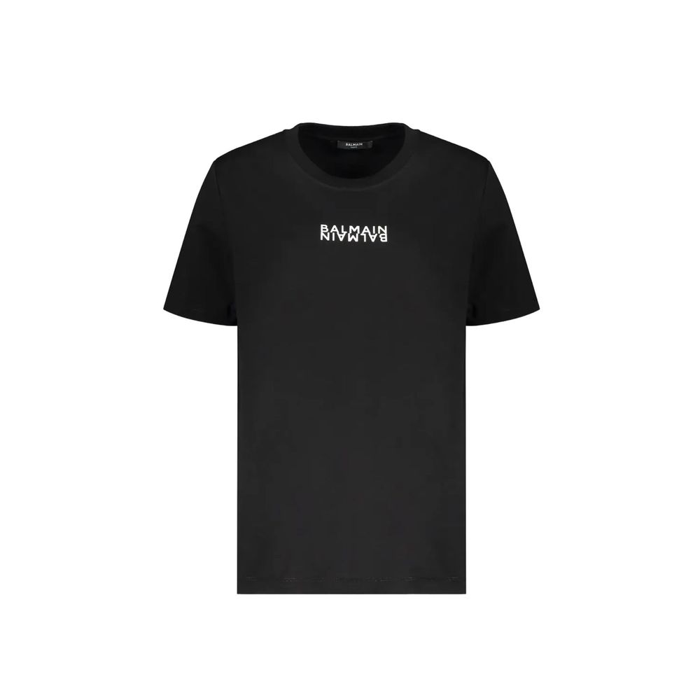 Logo-Print Cotton T-Shirt — Black