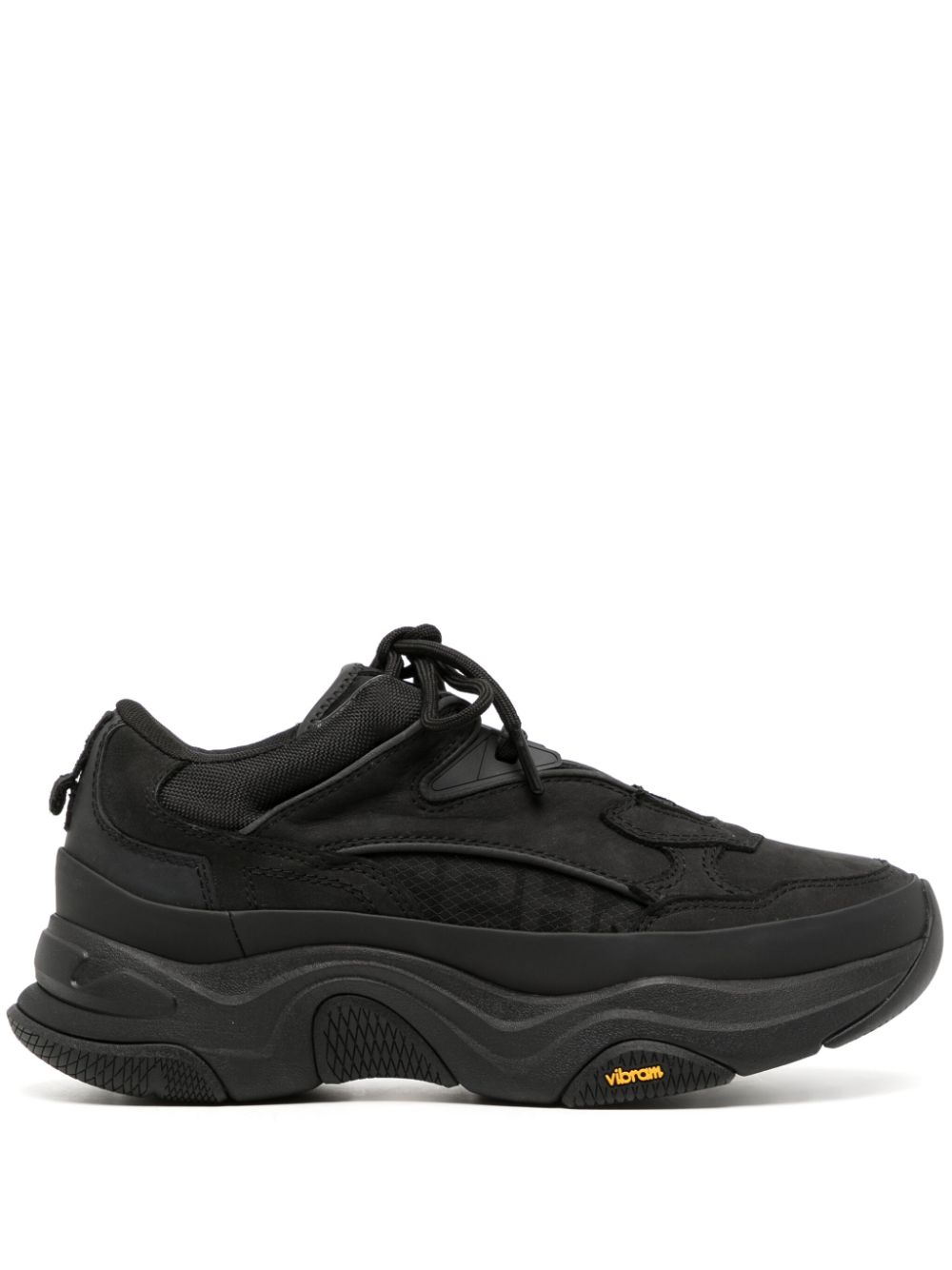 Quark Alpha panelled sneakers - Black
