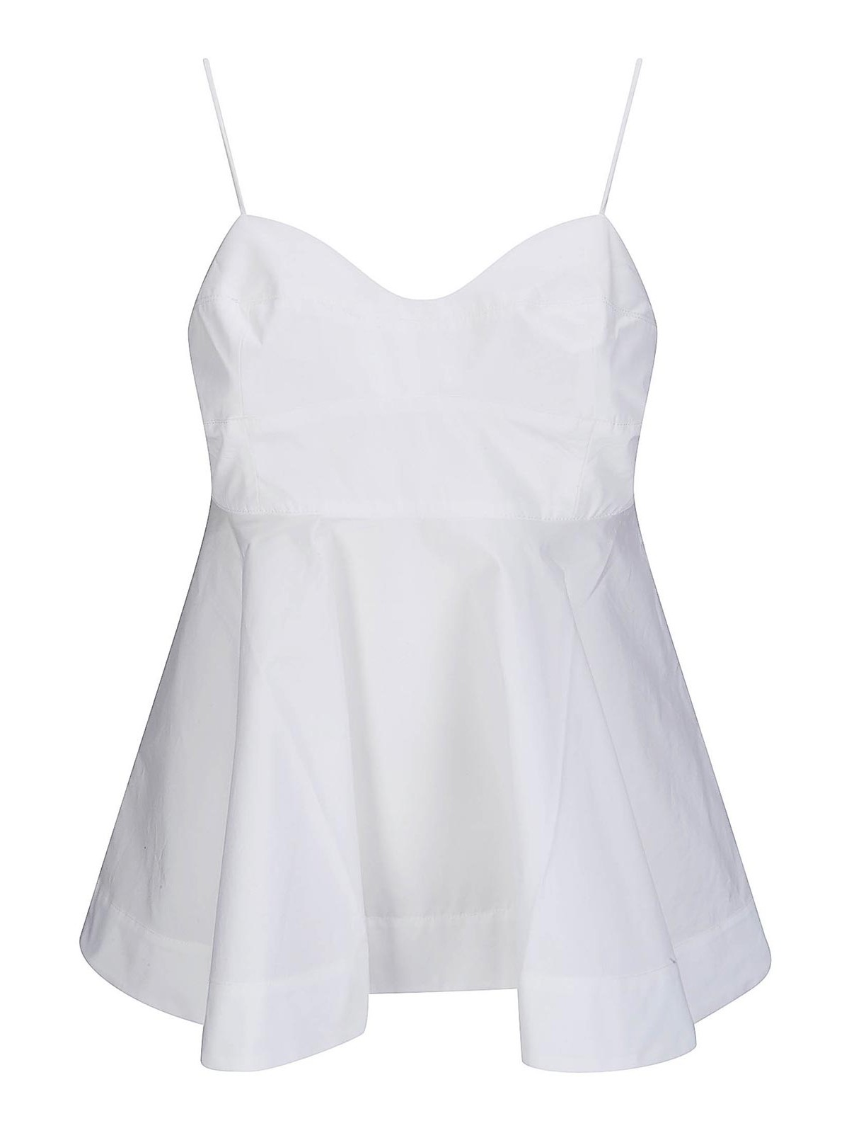 Bustier Peplum Top