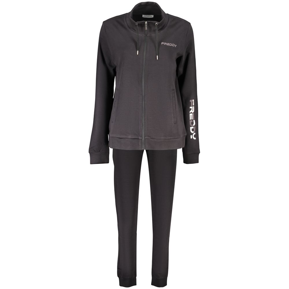 Freddy Black Cotton Women's Women's Sweatshirt