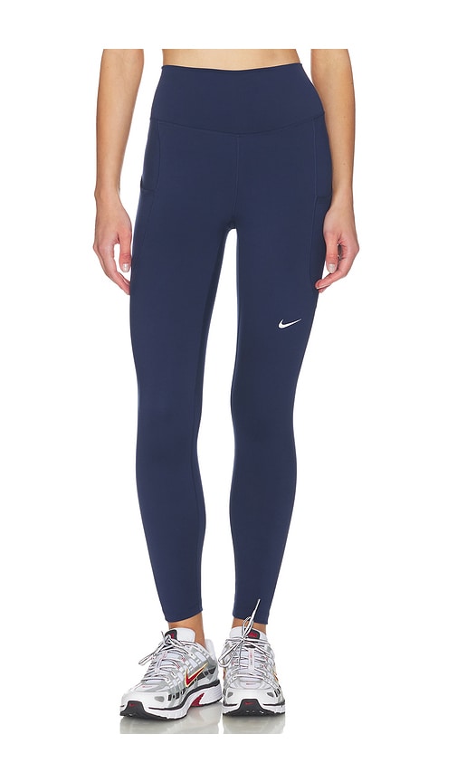 Nike High Waisted 7/8 Leggings in Navy. - S also in XS, M