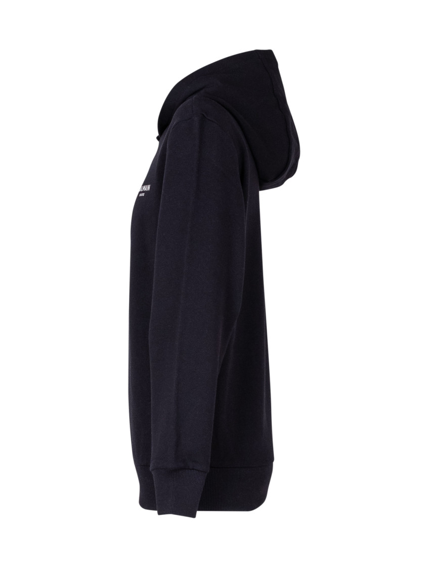 Kids Black Logo Hoodie