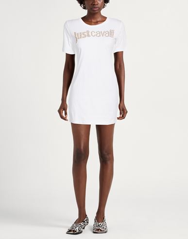 Woman Mini dress White Size XS Cotton