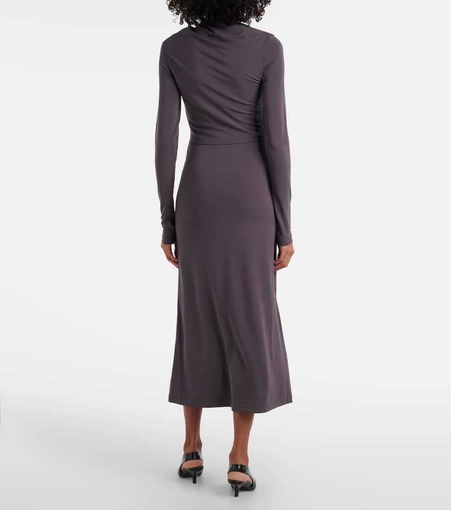 Toteme Draped jersey midi dress