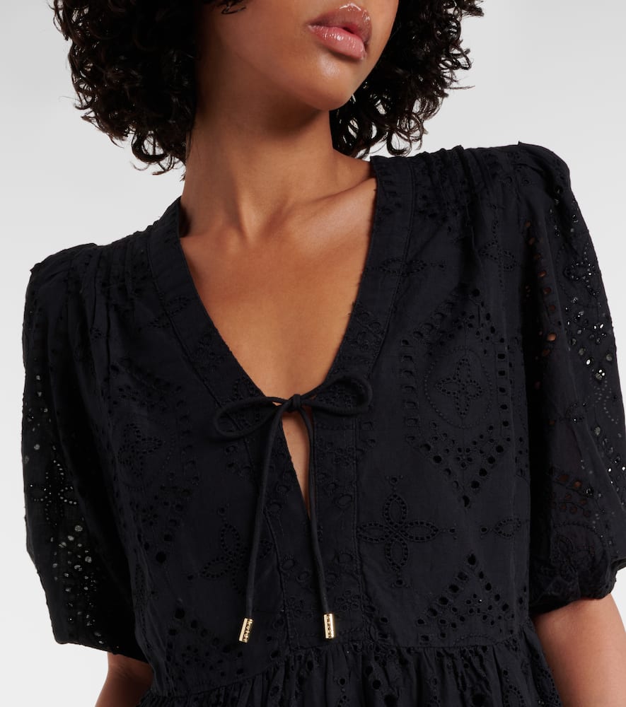 Saint-Tropez broderie anglaise minidress