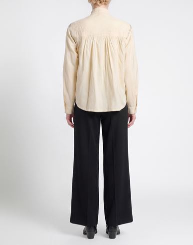 Woman Shirt Cream Size 1 Viscose, Polyamide