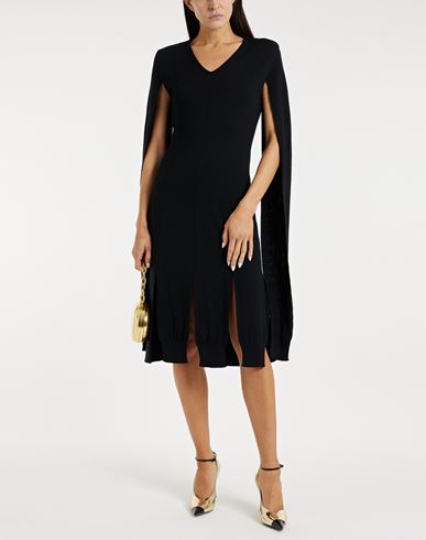 Woman Midi dress Black Size 8 Virgin Wool