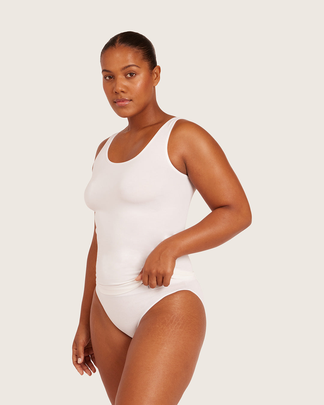 Base Layer Tank Top - White