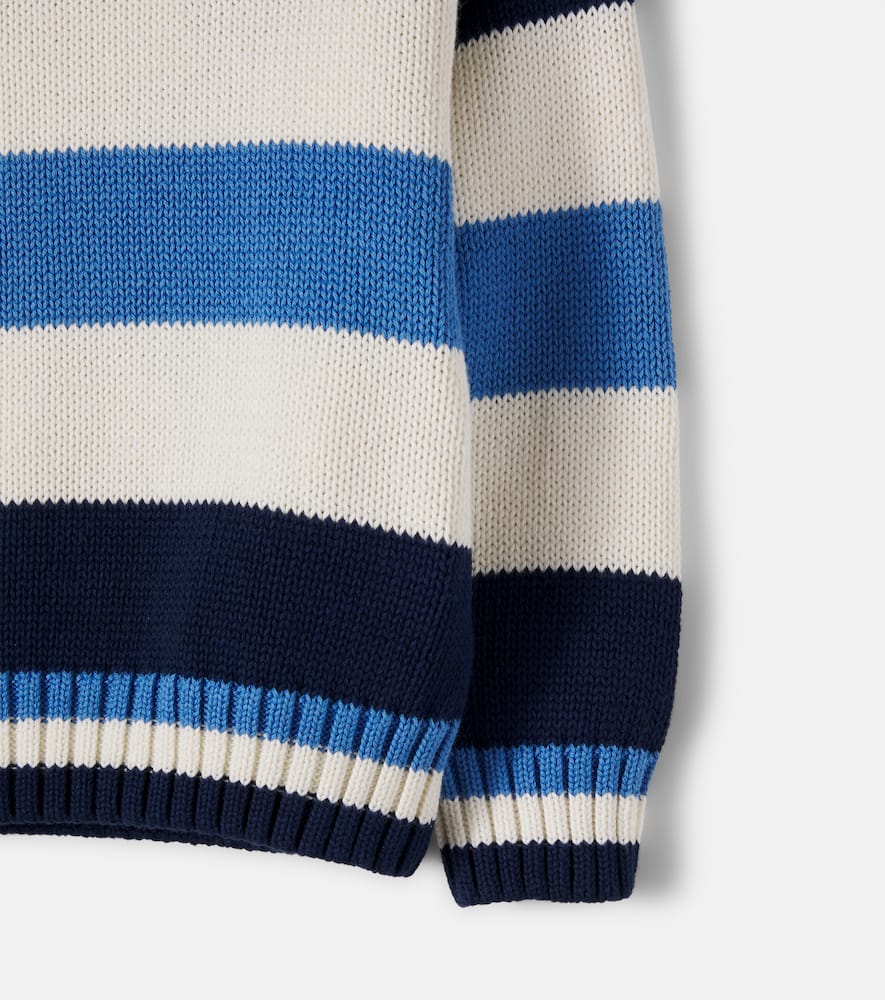 Celosia striped cotton sweater