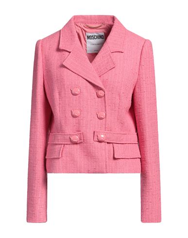 Couture Woman Blazer Magenta Size 6 Cotton, Polyamide