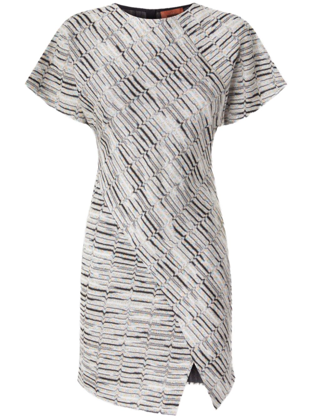 Wrap mini dress - White