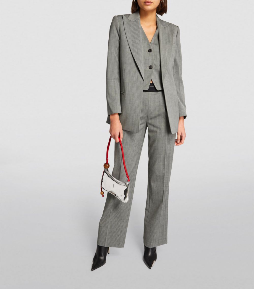 Virgin Wool-Blend Blazer