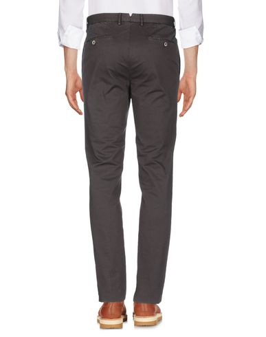 Man Pants Chocolate brown Size 42 Cotton, Elastane