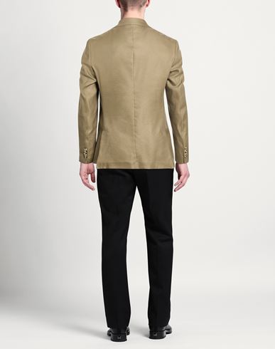 Man Blazer Khaki Size 42 Linen, EcoVero viscose, PES, Elastane