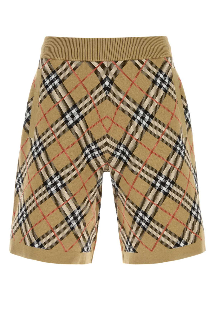 Brown Checks Shorts