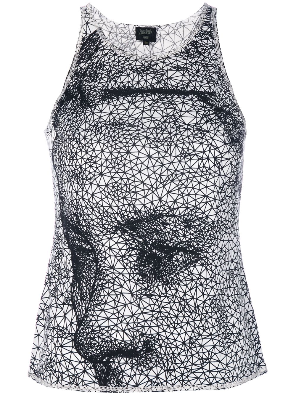 Printed top - Black