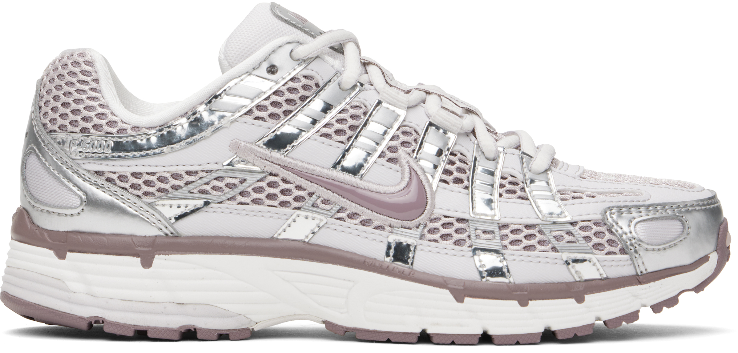 Purple & Silver P-6000 Sneakers