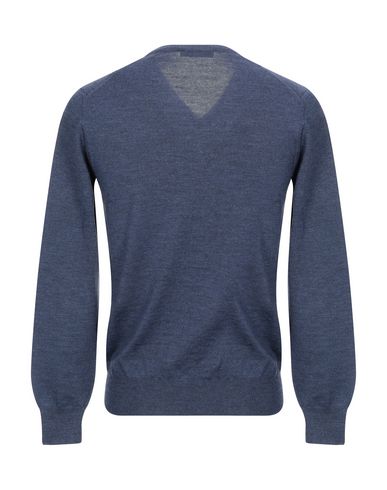 Man Sweater Slate blue Size 40 Virgin Wool