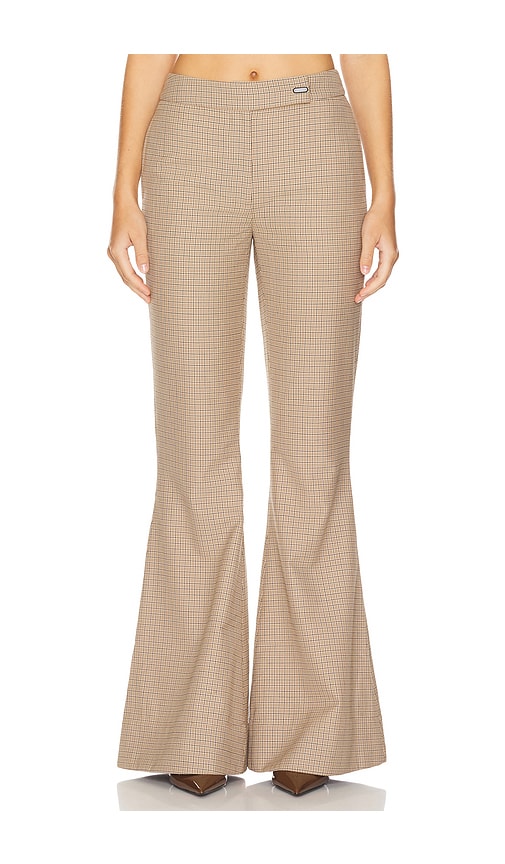 Clea HOSE MIT AUSGESTELLTEM BEINSAUM ALESSANDRA in Tan. Größe XS. Also in L