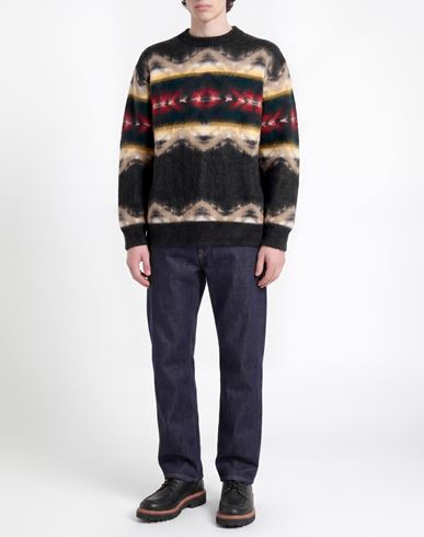 Junya Watanabe Comme Des Garçons Man Sweater Charcoal Size S Wool, Nylon
