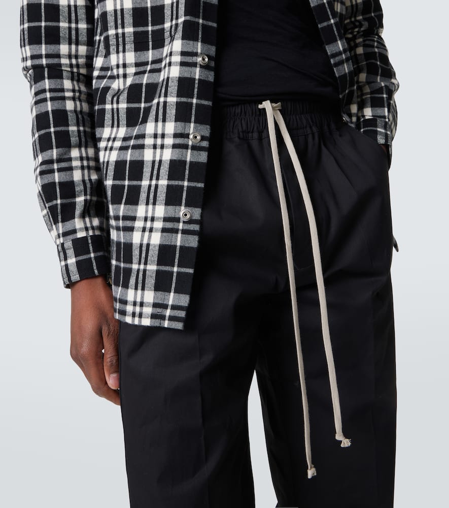 Dietrich cotton-blend wide-leg pants