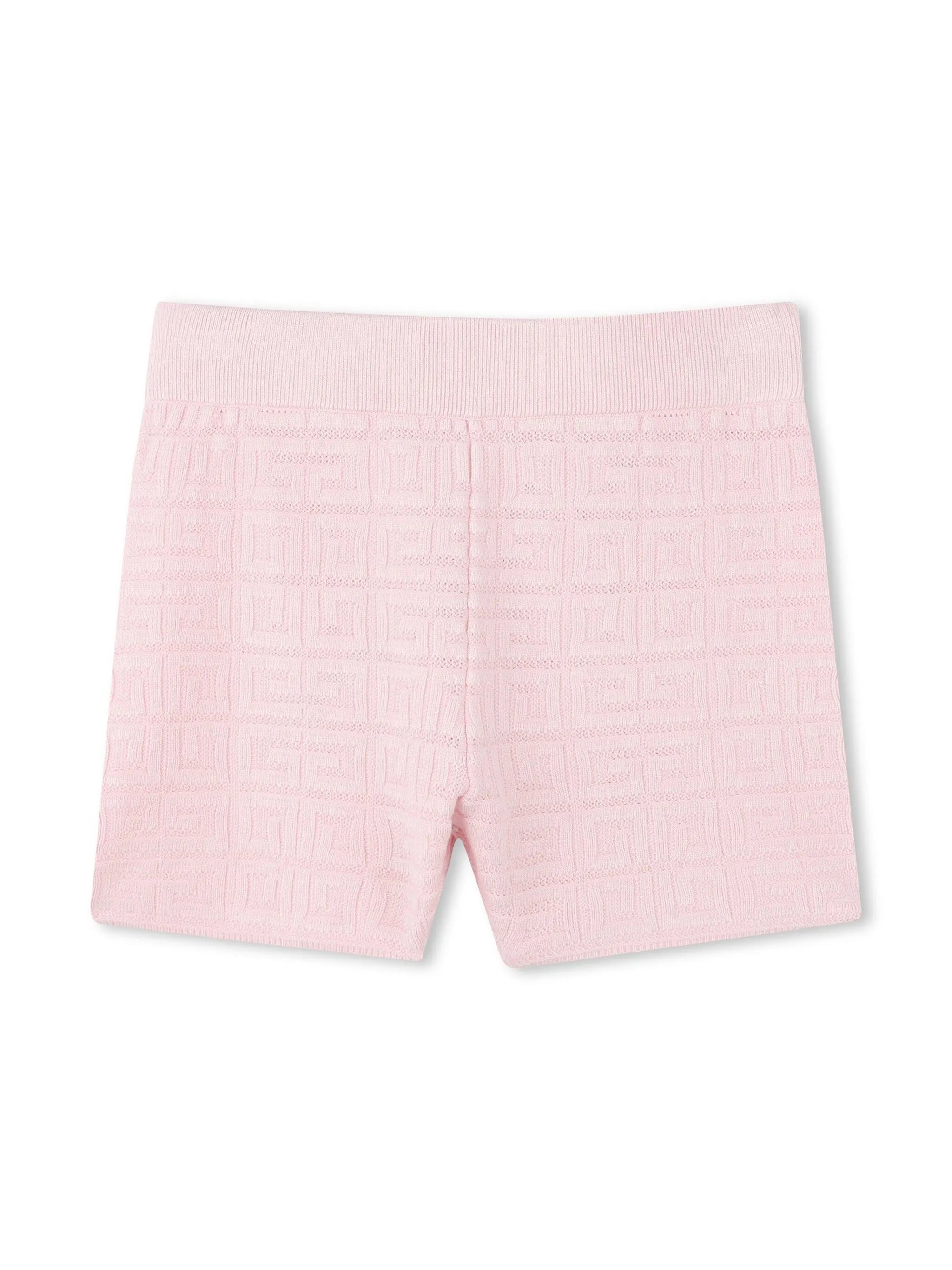 Mini Shorts in 4G Motif Jacquard with Sophisticated Waist