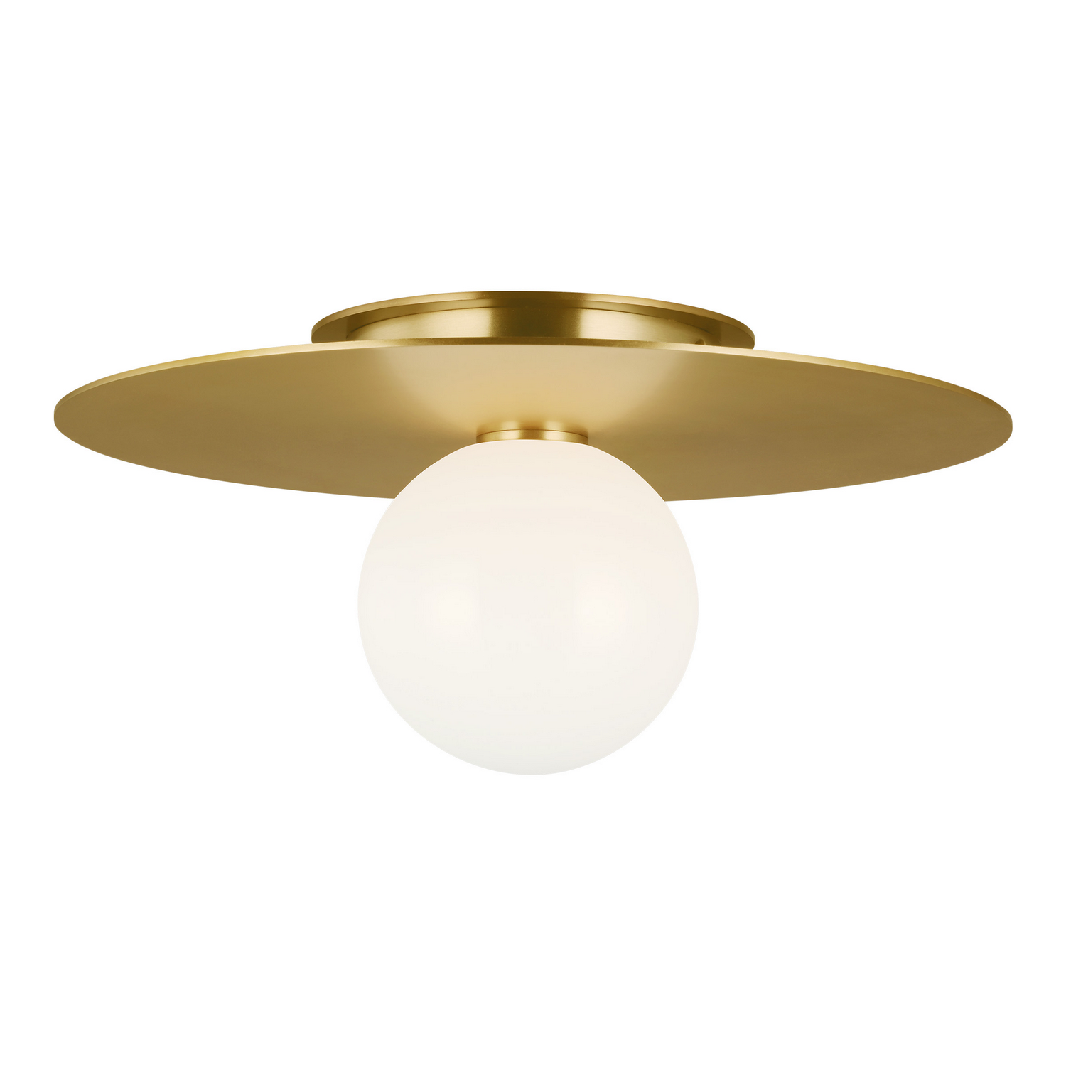 Visual Comfort Studio Nodes Ceiling Light in Burnished Brass by Kelly Wearstler