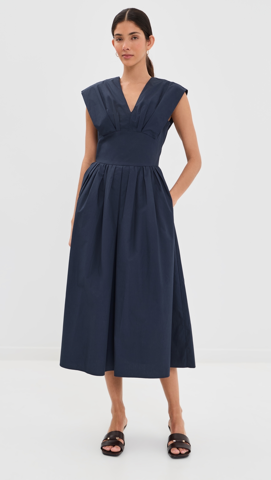 In Full Bloom Dress Navy