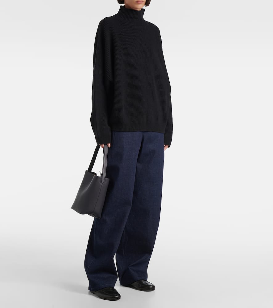 Kimm cashmere-blend mock neck sweater