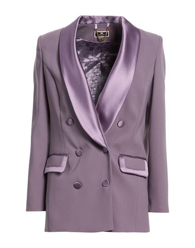 Woman Blazer Dark purple Size 2 Polyester