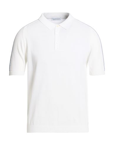 Man Sweater White Size 38 Cotton