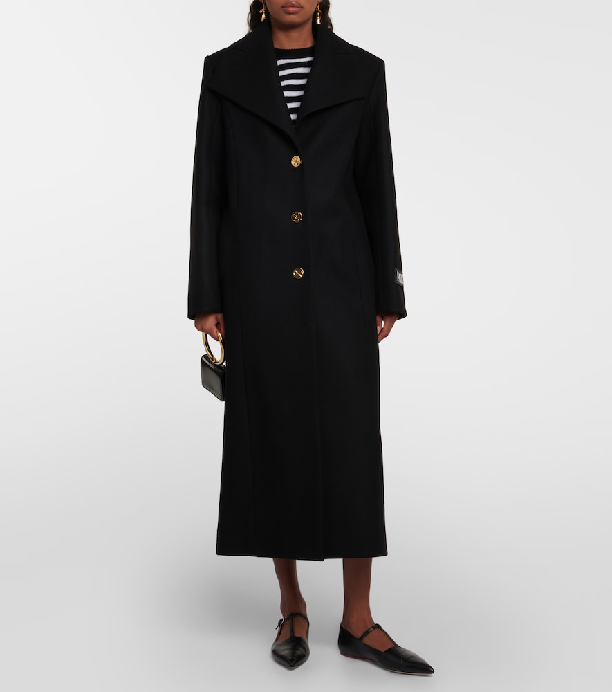 Wool-blend coat