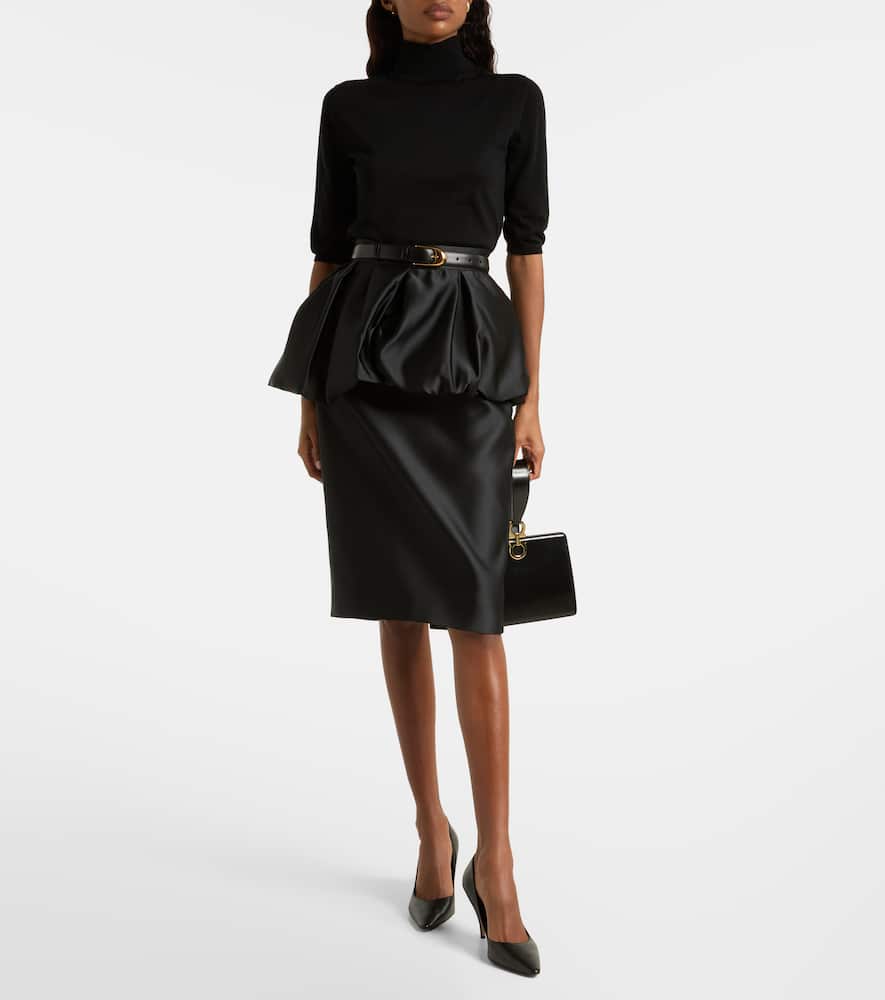 Ossido balloon pencil skirt