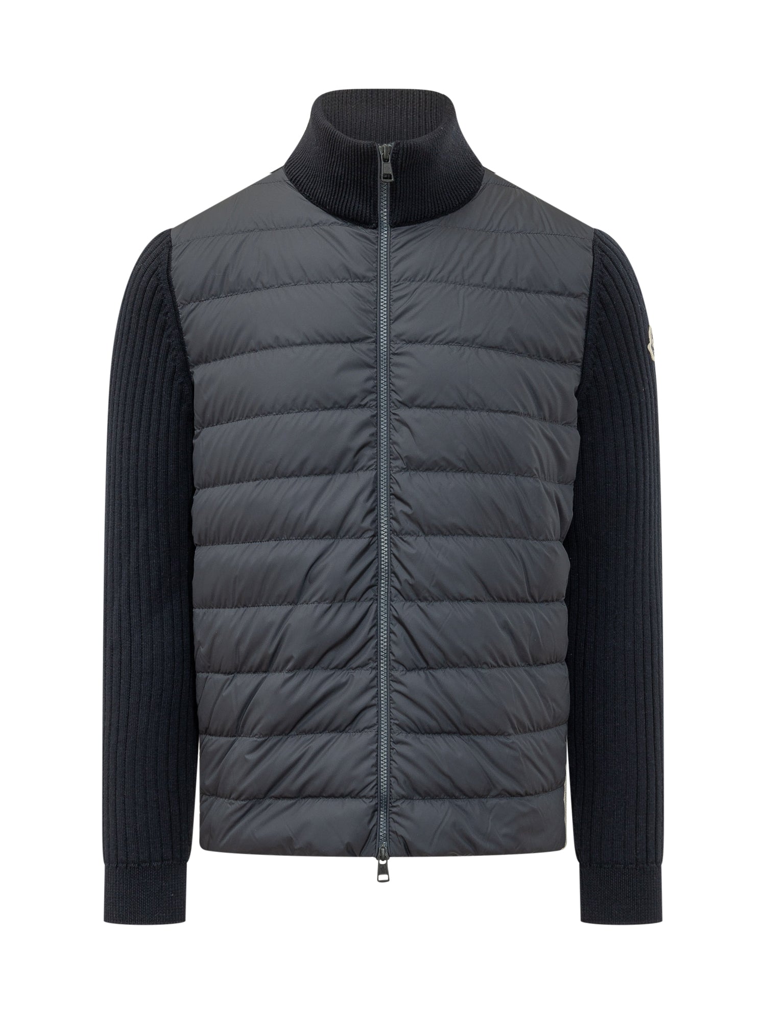 Cozy Knit Cardigan with Padded Details