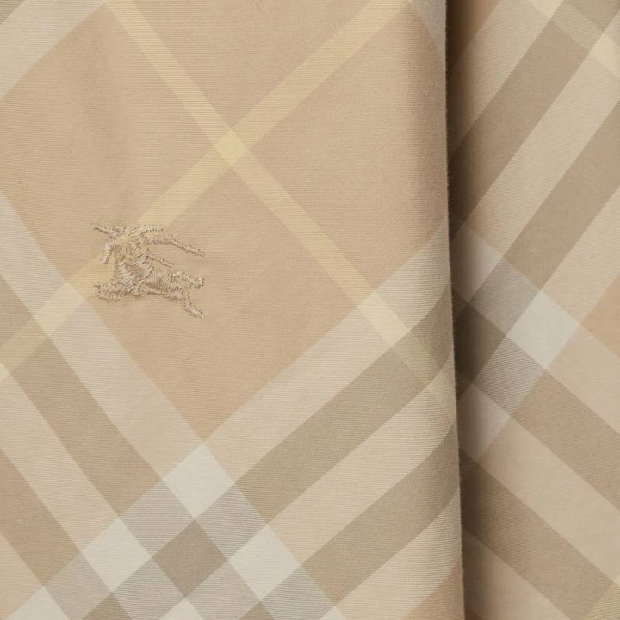 Vintage Check Pattern Cotton Shirt