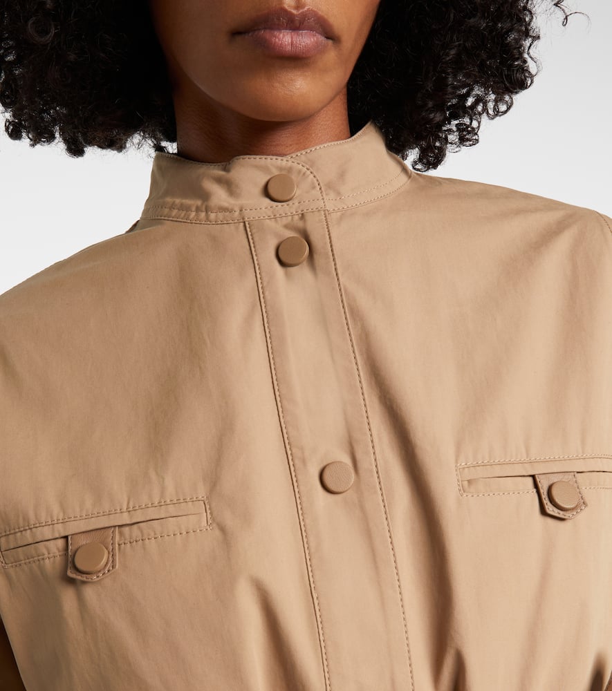 Belted cotton jacket