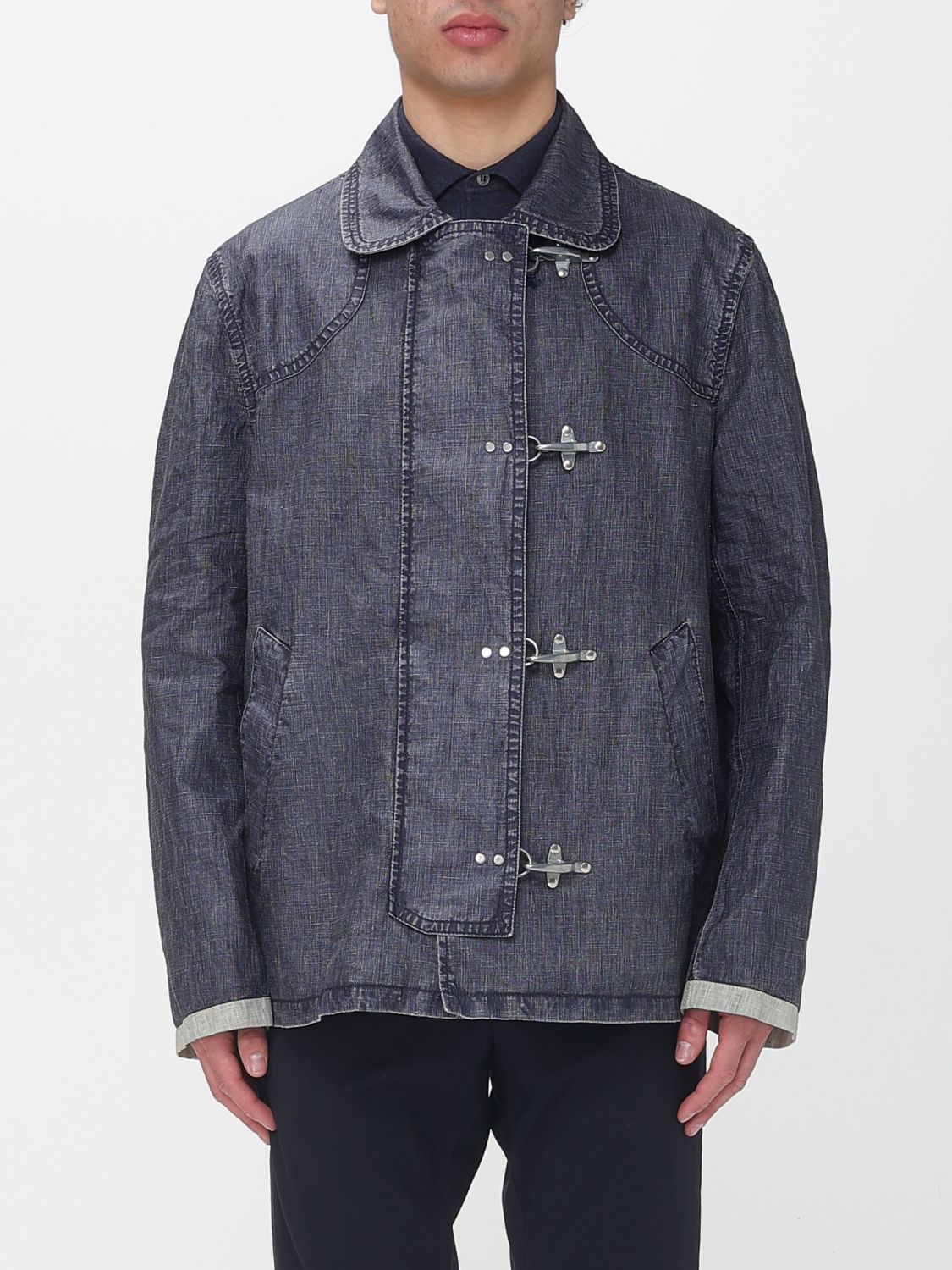 Jacket Men color Blue