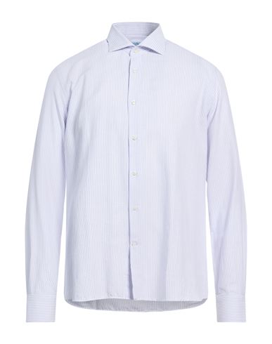 Man Shirt Lilac Size 17 Cotton