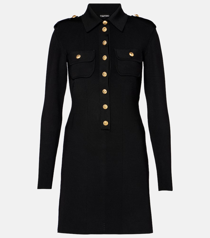 Knitted polo dress