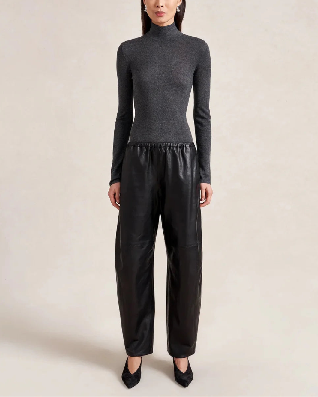 Leather Barrel Colby Pant