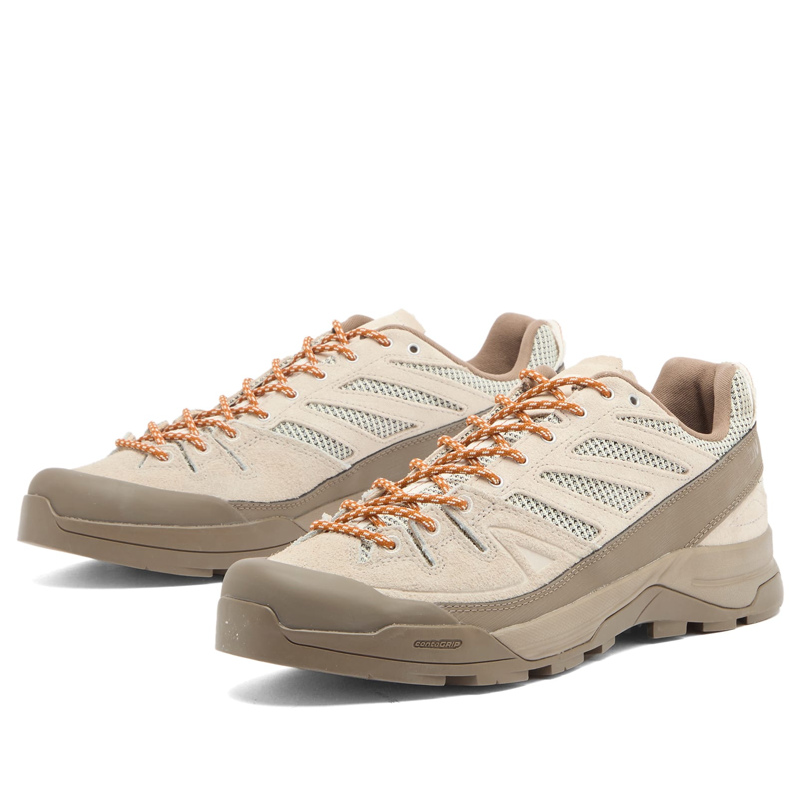 Men's X ALP WOVEN Sneaker in Walnut/Silver Cloud/Vanilla Ice