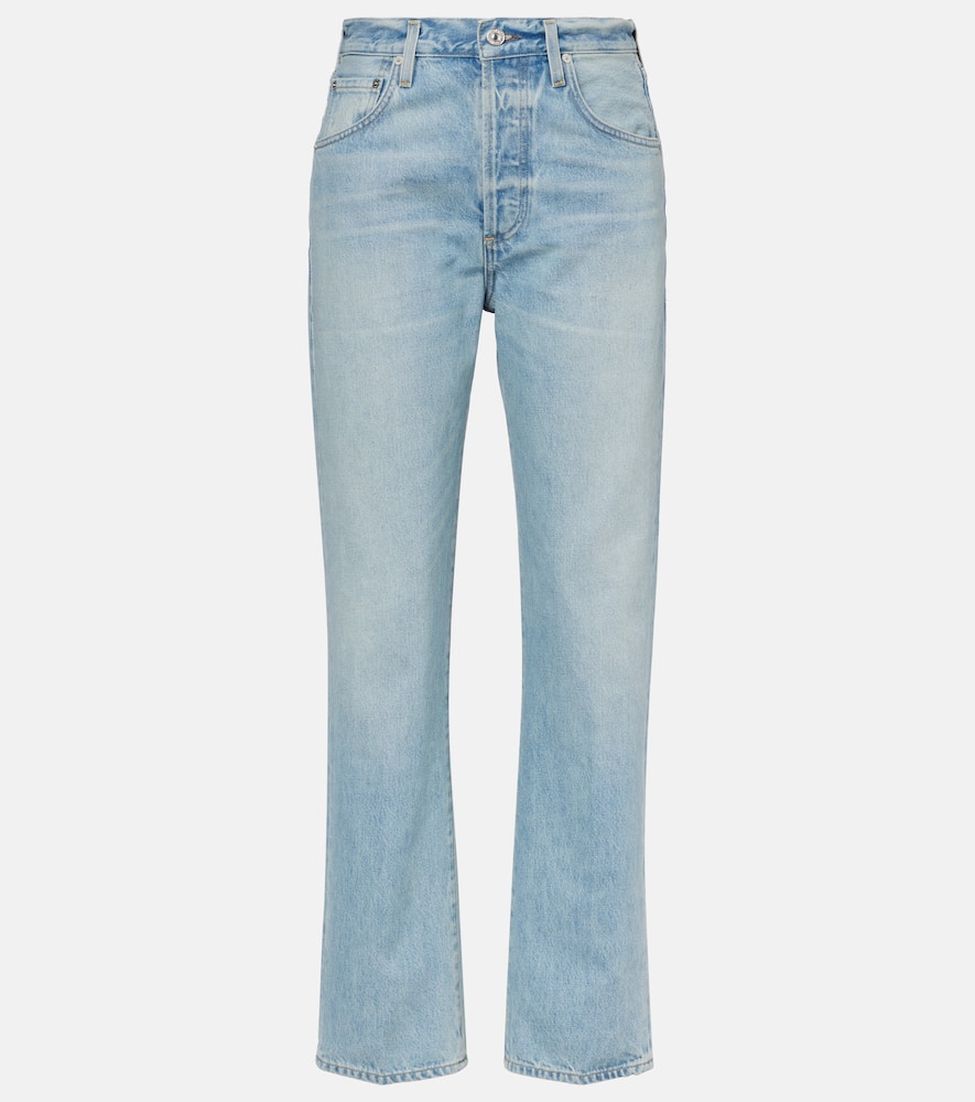 Baretta high-rise straight jeans