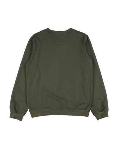 Kid Girl Sweatshirt Military green Size 12 Cotton, Elastane