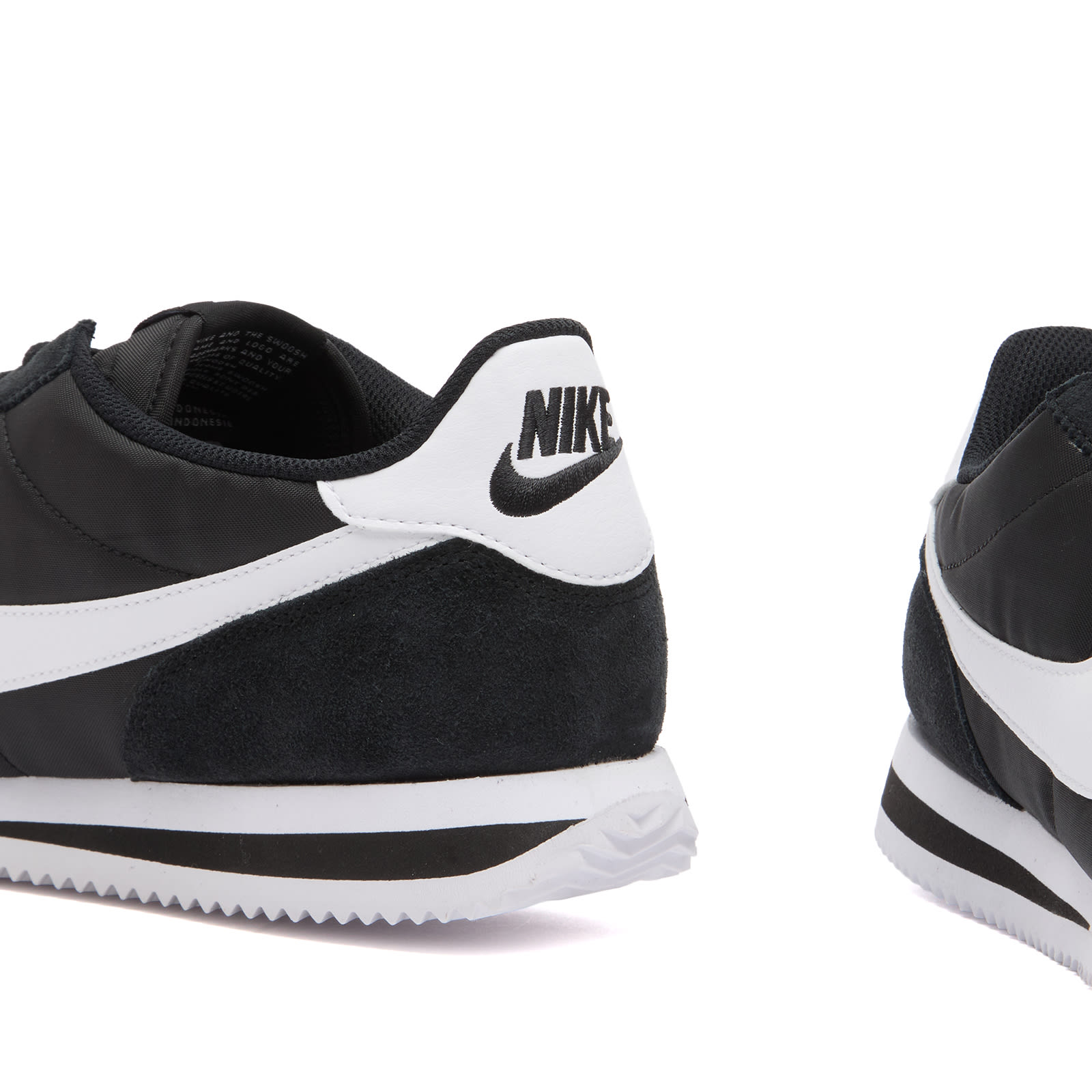 Men's Cortez Txt Sneaker Black/White
