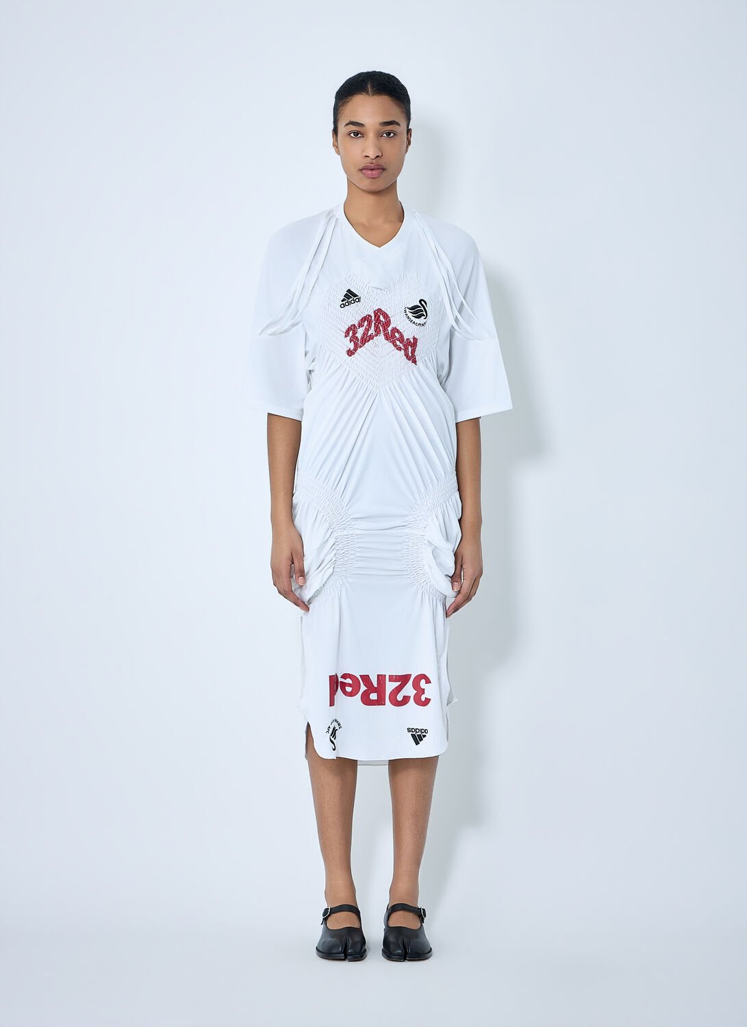 Shirred Football Dress