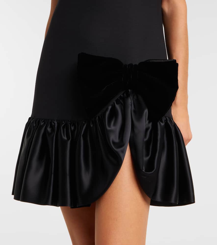 Crepe Couture ruffled minidress