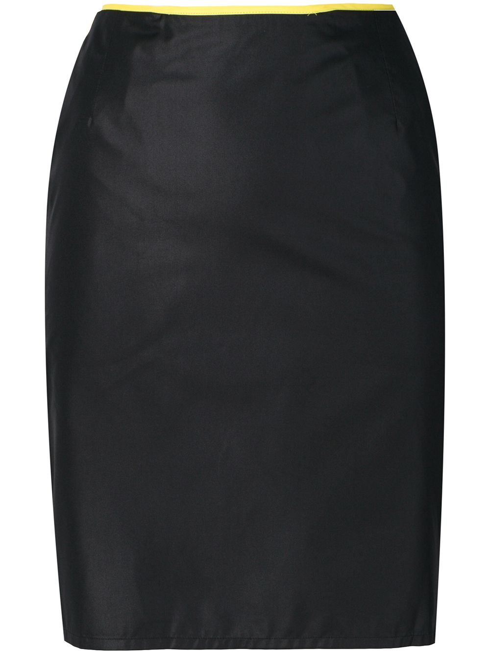 Fitted mini skirt - Black