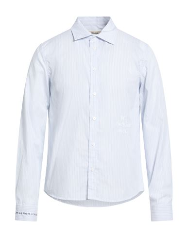 Man Shirt Azure Size L Cotton