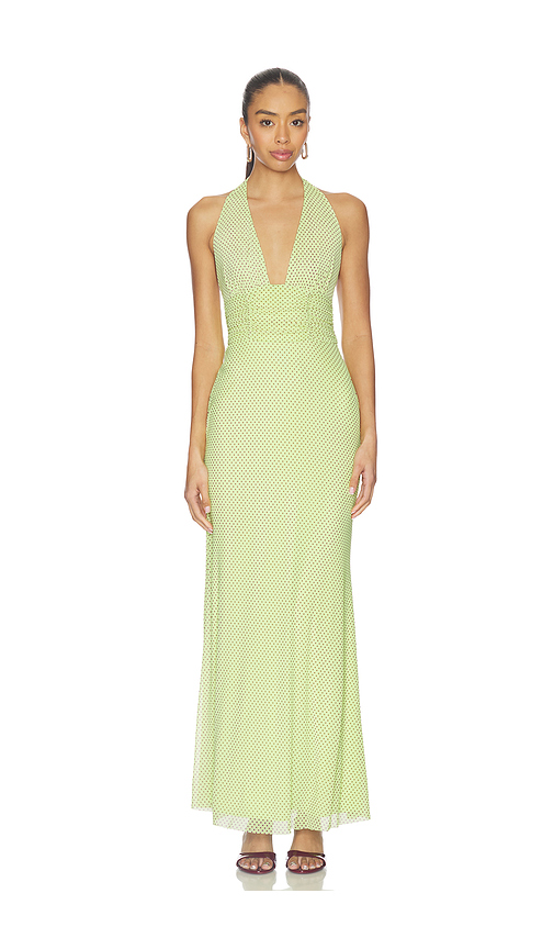 AFRM Anja Dress in Green. XXS. Also in S, XS, M, L, XL, XXL, 1X