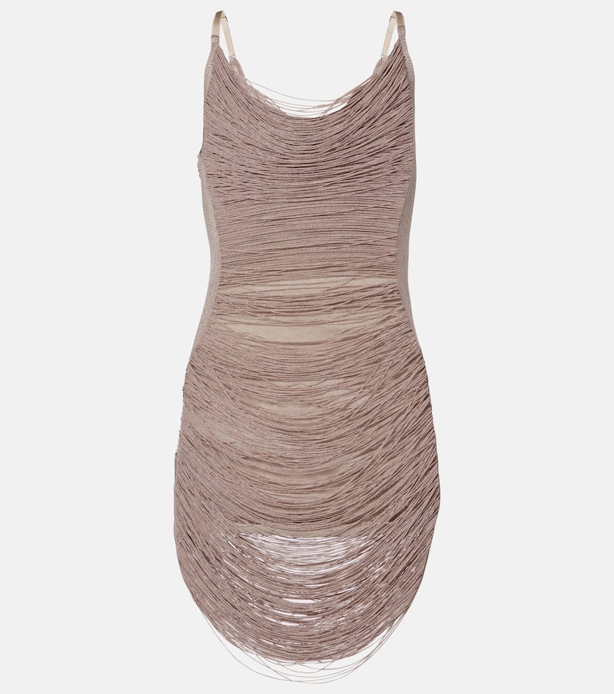 Fringed minidress